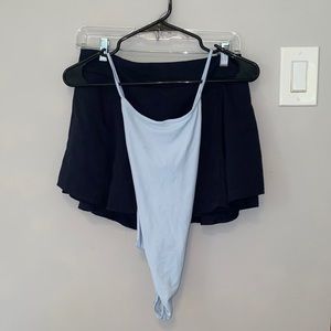 Aritzia light blue bodysuit